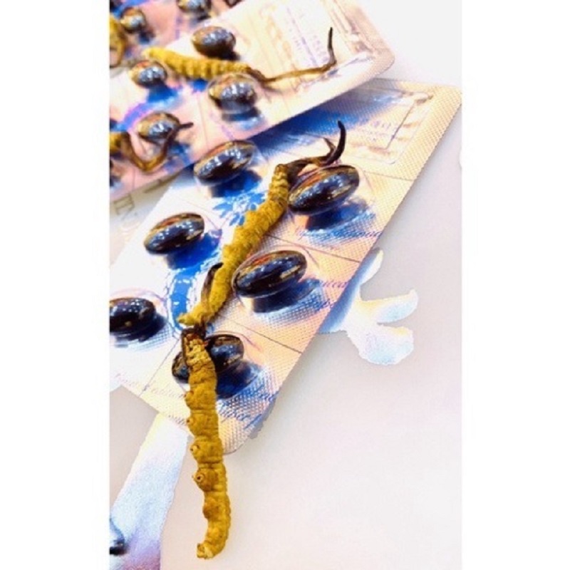 Thiên Sâm Đông Trùng Hạ Thảo Heaven 1 Korean Taekuk Ginseng Extract Capsule Hàn Quốc, Hộp 180 Viên