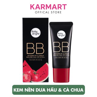Kem Nền Kiềm Dầu Dưa Hấu Và Cà Chua Baby Bright Watermelon & Tomato Matte BB Cream SPF45 PA++ 30G