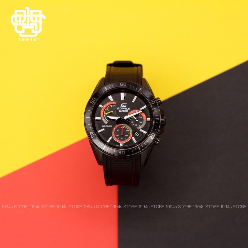 Đồng hồ nam Casio Edifice EFR-552PB-1 gờ thép chính hãng