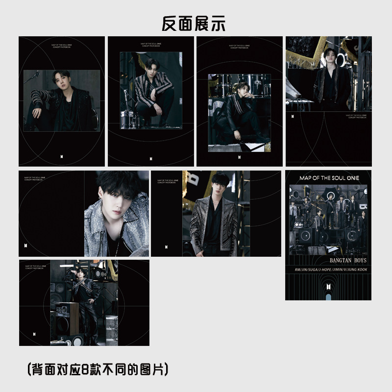 【VG】55 BTS New Special LOMO Cards MAP OF THE SOUL ONE Kim Tae Hyung Tae Jung Kuk