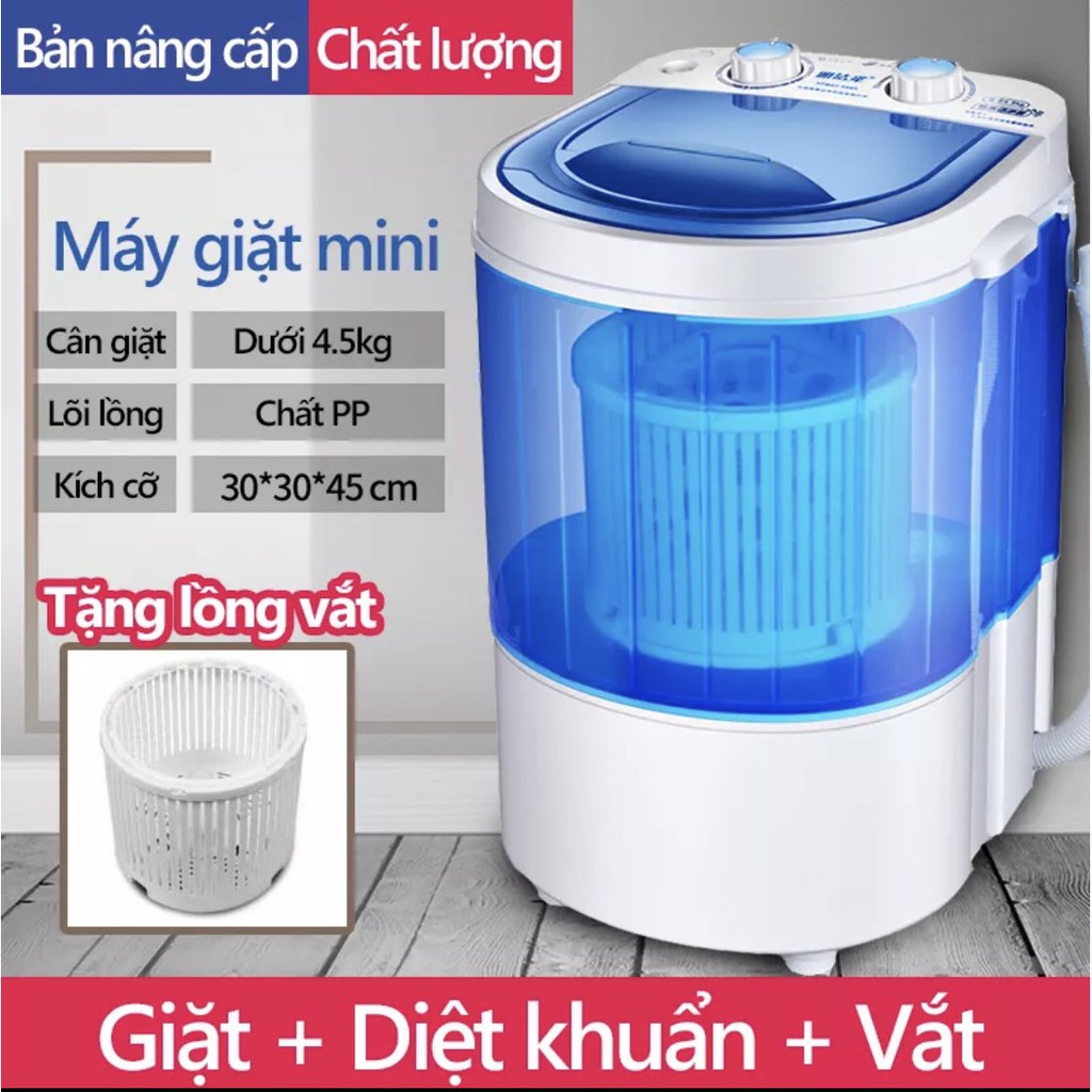 Máy giặt mini cao cấp Máy giặt vắt quần áo gia dụng mini Giá rẻ,  phù hợp dành cho học sinh sinh viên và công nhân