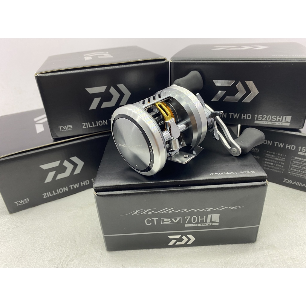 Máy câu. máy ngang. máy lure Daiwa Millionaire 70HL