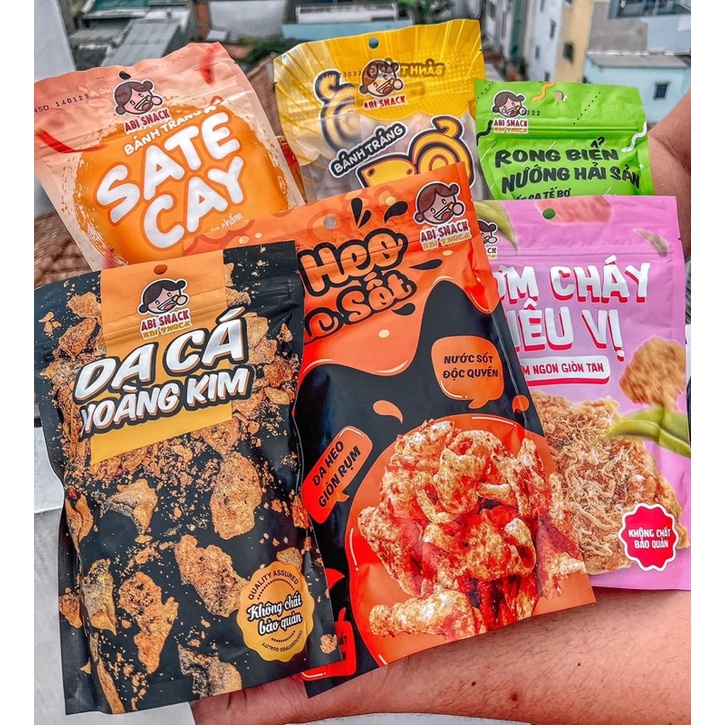COMBO BÁNH TRÁNG MẶN ABI 12 VỊ TẶNG MÓC KHOÁ
