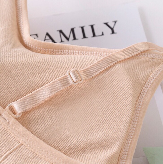 Áo bra nữ - áo bra len gân tăm chất đẹp 2 dây hở lưng siêu hot ABU1 | BigBuy360 - bigbuy360.vn