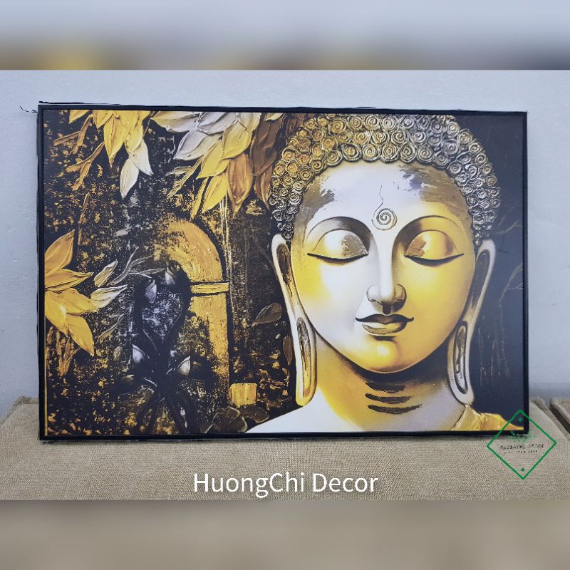 Tranh Phật treo tường cao cấp, trang trí phòng khách, decor đẹp
