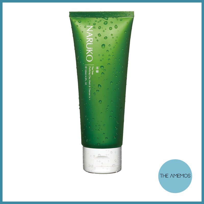 Sữa rửa mặt và đất sét 2 in 1 Naruko tràm trà