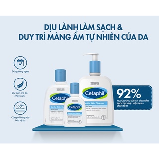 Sữa Rửa Mặt Cetaphil Gentle Skin Cleanser Galderma - dịu nhẹ cho da dầu, da mụn