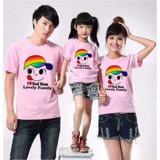 áo thun gia đình mặt cười