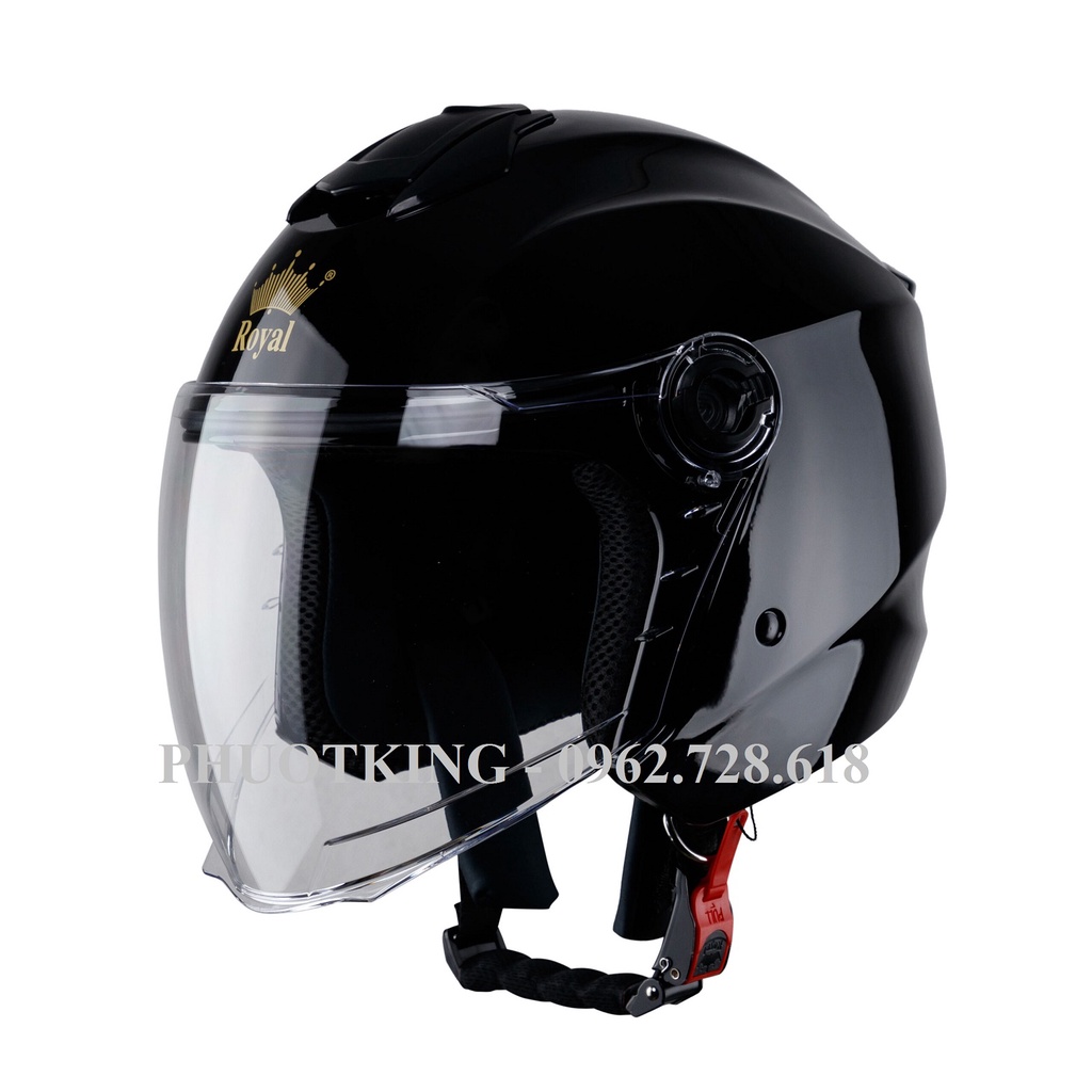 Mũ bảo hiểm 3/4 Royal XH01 tặng khăn