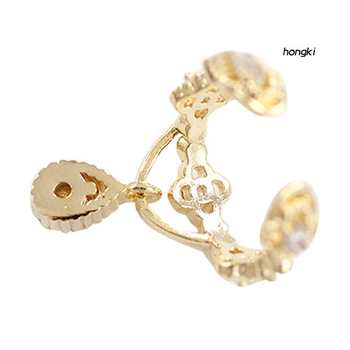 Khuyên Vành Tai Đính Đá Thời Trang Cho Nữ