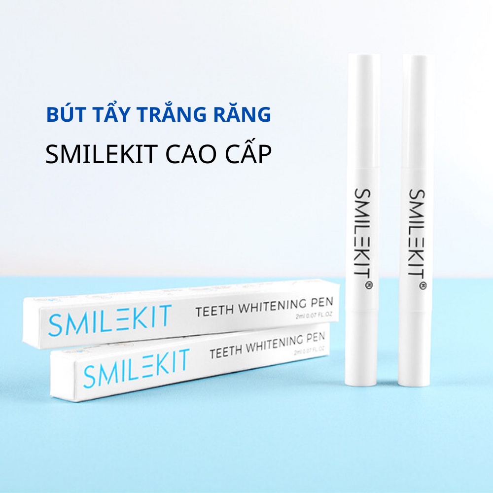 Bút gel làm trắng răng tại nhà cao cấp SMILEKIT giúp tẩy trắng răng nhanh chóng, an toàn