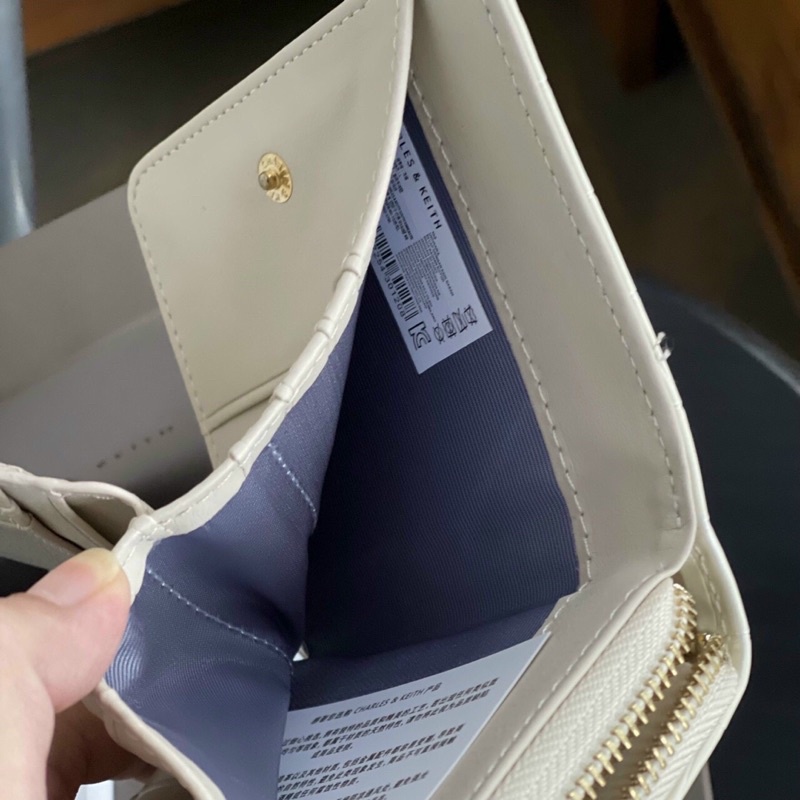 Ví nữ chữ CNKis dầy dặn da rắn chữ nổi cầm tay nhiều ngăn đựng thẻ-DẦY