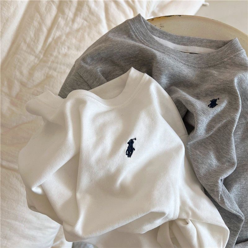 Áo Thun Tay Dài Họa Tiết Kẻ Sọc Thời Trang Xuân Thu Mới Cho Bé