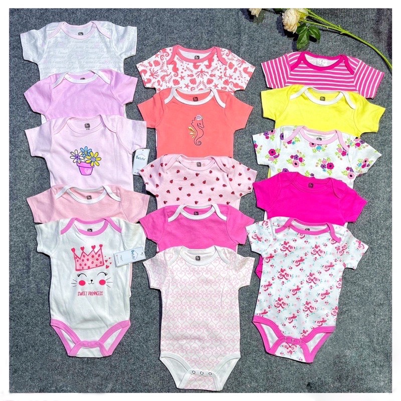 Bộ Bodysuit Body chip cộc tay xuất Mỹ cho bé trai bé gái nhiều mẫu siêu đẹp