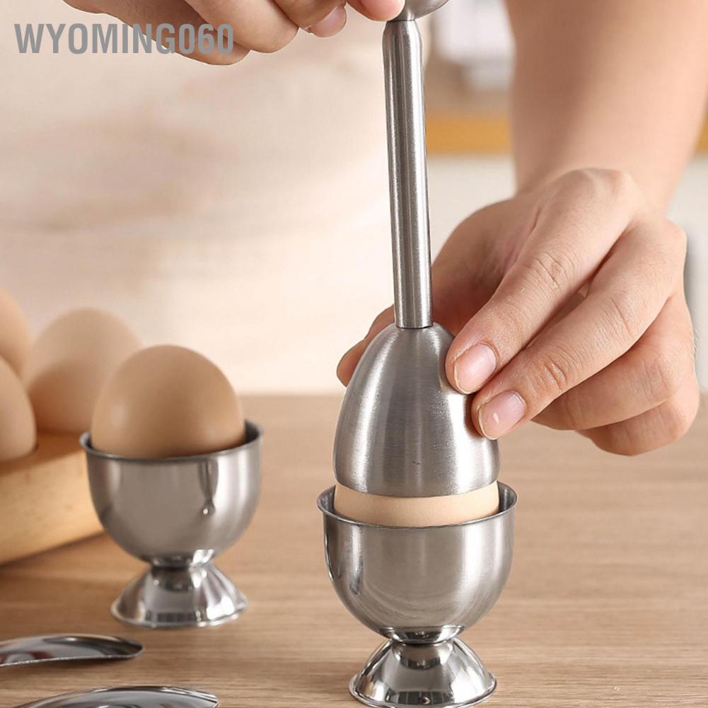 Dụng cụ mở vỏ trứng sáng tạo dụng cụ mở vỏ trứng bằng thép không gỉ tiện lợi dễ vệ sinh