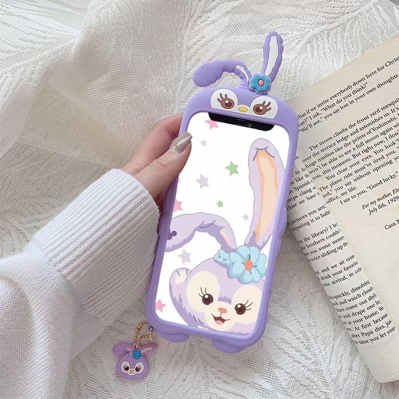 Ốp Điện Thoại Silicone Mềm Hình Gấu Thỏ Stella 3D Cho iPhone 14 Pro Max 13 Pro Max 12 Pro Max 11 Pro Max 6 6s 7 8 Plus SE 2020 X Xs Max XR 12