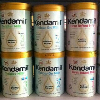 6 lọ sữa kendamil số 1, số 2 ,số 3 lọ 900g hạn 4/2022
