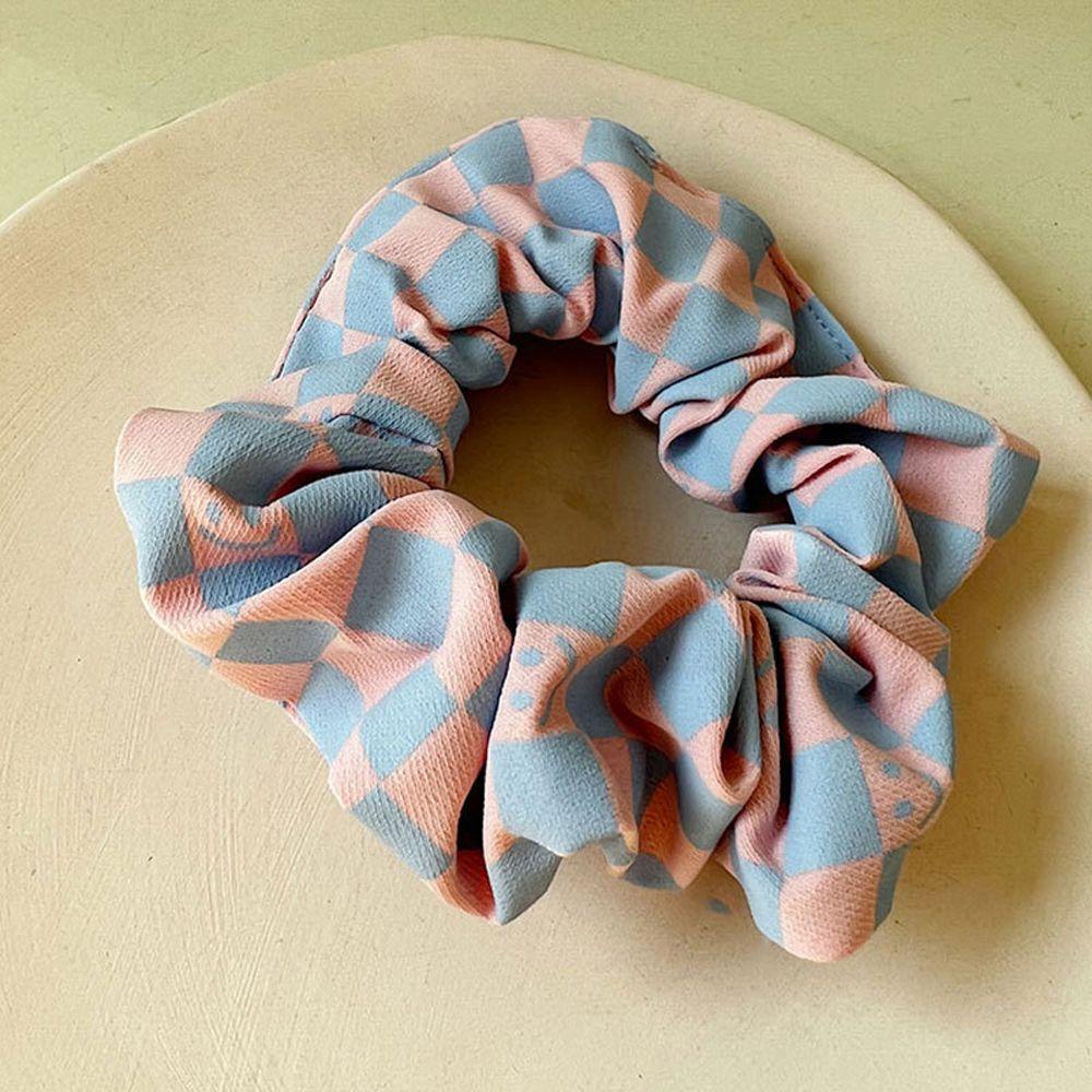 IVORY Dây Buộc Tóc Cao Su Hình Mặt Cười Nhiều Màu Phong Cách Hàn Quốc