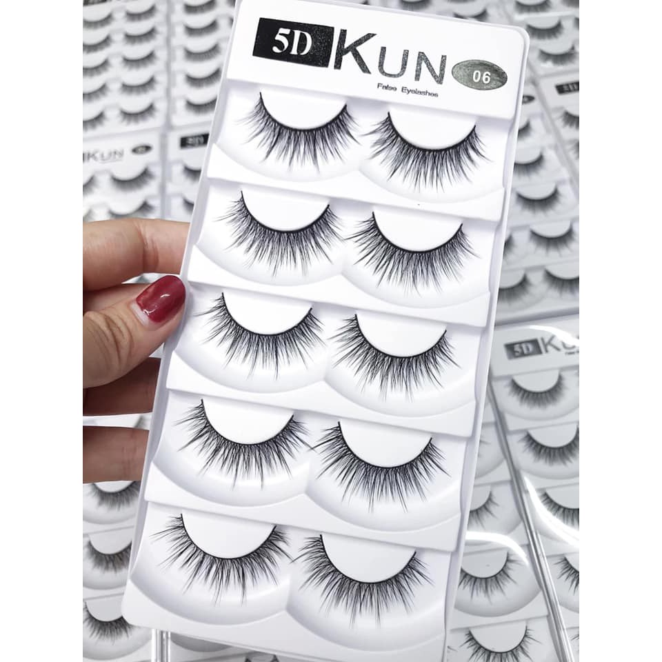 Lông mi giả Kun 5D cao cấp các mã