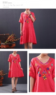 [CÓ SẴN] Váy boho linen (có ảnh thật)