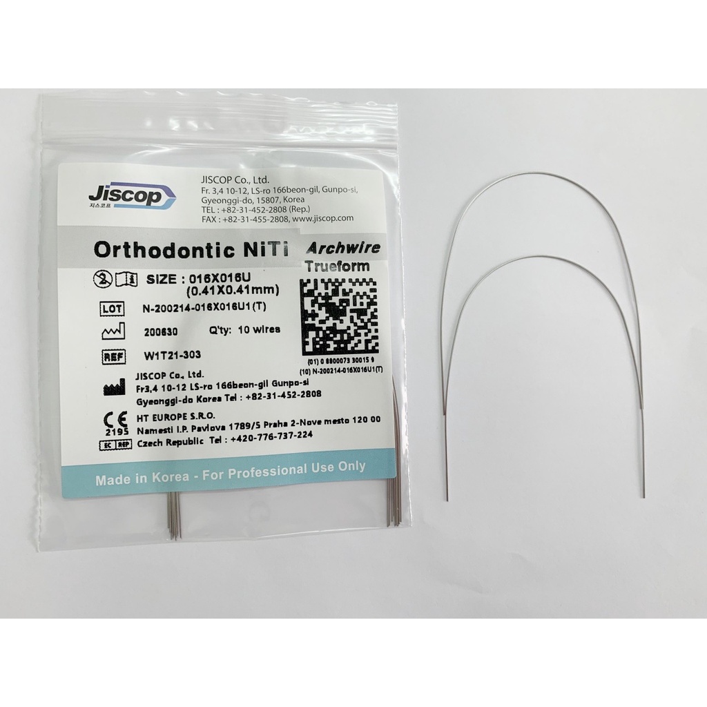 Dây cung Niti Trueform, dây cung chỉnh nha _Hàn Quốc