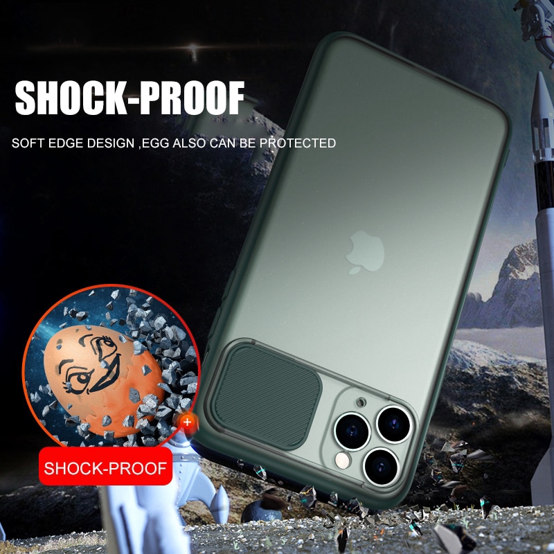 Case for iPhone 13 12 Pro Max 12 Mini Case Ốp điện thoại TPU mềm chống sốc có nắp trượt bảo vệ máy ảnh cho iPhone SE 2 11 Pro Max 7 8 Plus X XR XS Max | BigBuy360 - bigbuy360.vn