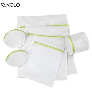 Combo Bộ 6 Túi Giặt Đồ Đa Năng Chất Liệu Sợi Polyester Thoáng Khí Nhiều Kích Cỡ