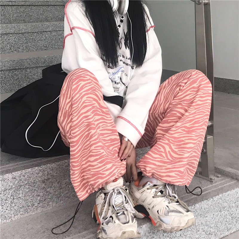 Quần jogger nữ loang siêu hot 2021, quần jogger nam ống rộng unisex ulzzang cá tính màu chất đẹp hàng order Quảng Châu