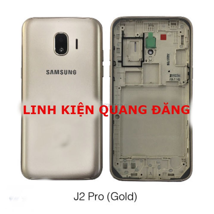 BỘ VỎ SAMSUNG J2 PRO - J250 ZIN TẶNG KEO T-7000