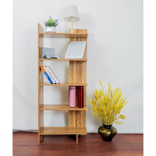 Kệ góc tường 5 tầng Tee Decor - Kệ để sách vở bằng gỗ MDF - Chống mối mọt, trang trí phòng kiểu dáng tinh tế - Bh 1 năm