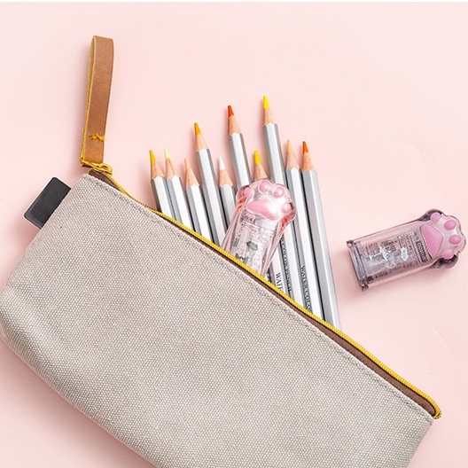 Đồ Chuốt Bút Chì Hình Bàn Chân Mèo Hoạt Hình Đa Năng Dành Cho Trẻ Em