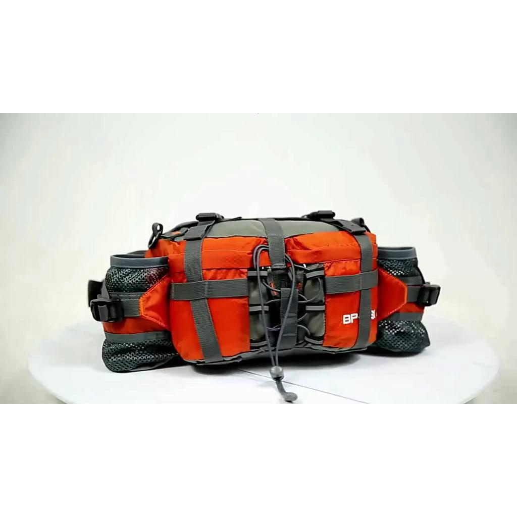 Balo thể thao bằng nylon chống thấm nước có dây đeo dài để đi bộ đường dài | BigBuy360 - bigbuy360.vn