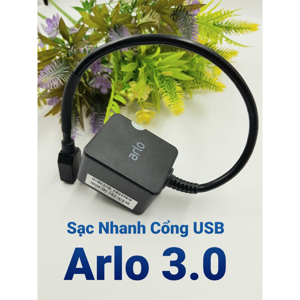 Sạc Nhanh Arlo QC3.0 Cổng USB DIY Netgear 5V2A, Sạc Nhanh 5V2A Cổng USB