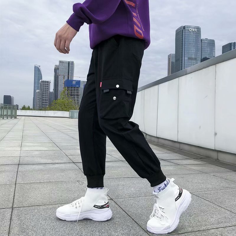 Quần jogging co giãn nhiều túi kích thước S-5XL cho nam | BigBuy360 - bigbuy360.vn