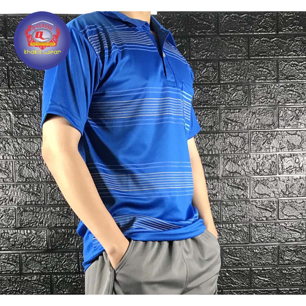 Áo Thun Kẻ Sọc Trung Niên Vải Thun Co giãn Free size màu sắc nhã nhặn | BigBuy360 - bigbuy360.vn