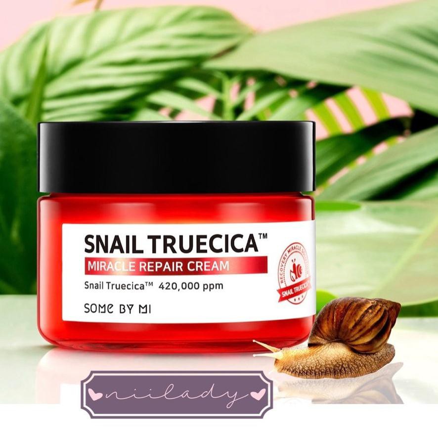 [Chính Hãng] Kem Dưỡng Phục Hồi Da Sau Mụn - Some By Mi Snail Truecica Miracle Repair Cream 60gr