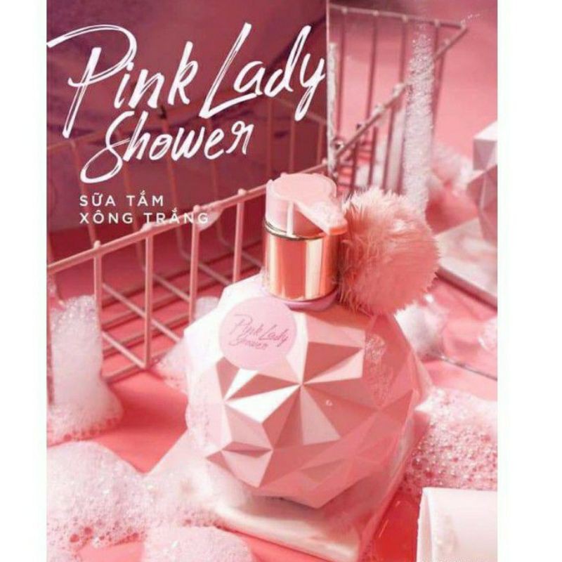 Sữa Tắm Xông Trắng Pink Lady Shower Siêu Trắng Da