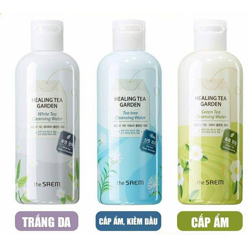 Nước Tẩy Trang The Saem Healing Tea Garden Cleansing Water 300ml