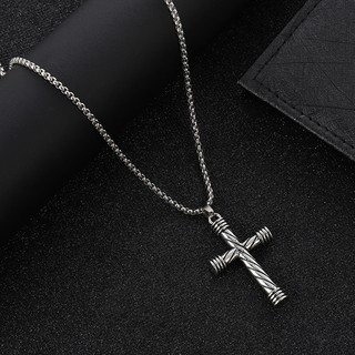 Dây Chuyền Thánh Giá Titan Phong Cách Cá Tính Cho Nam & Nữ