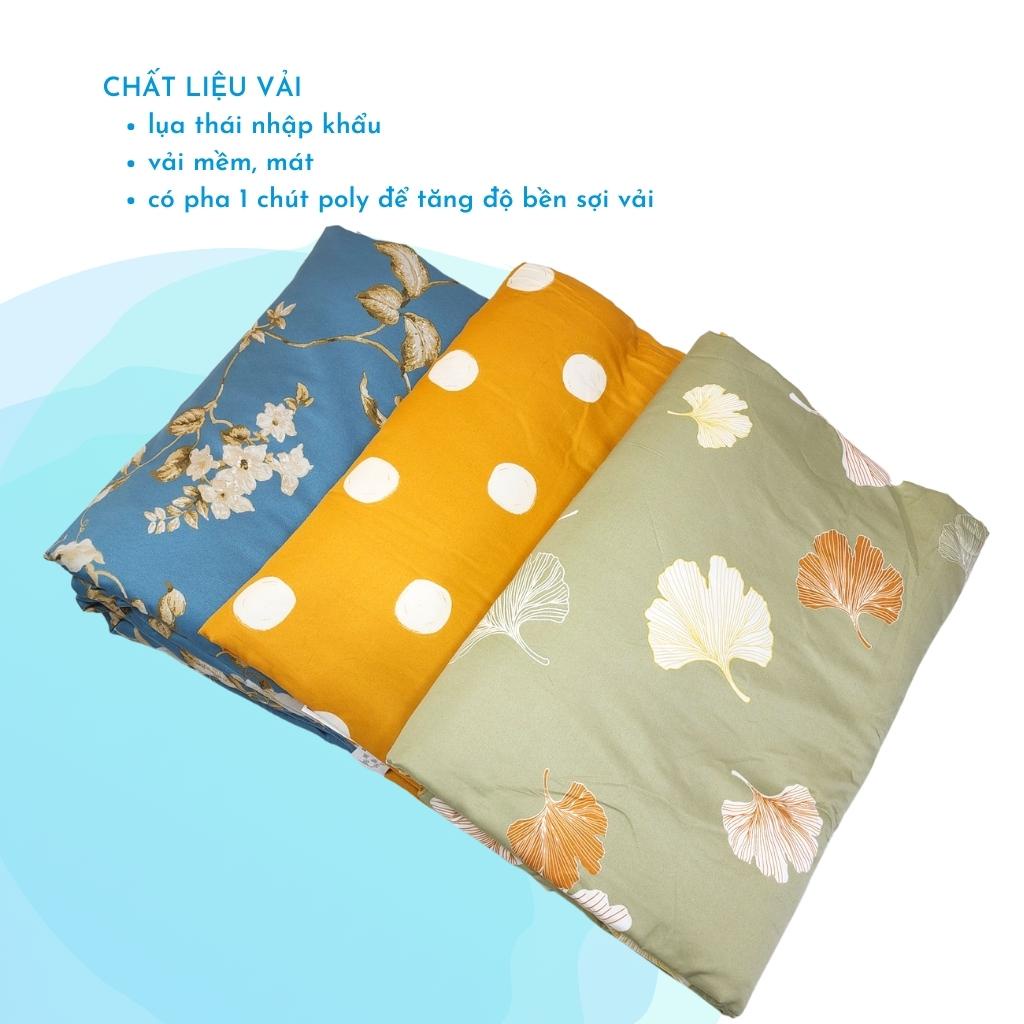 Chăn hè lụa thái trần bông cao cấp, chăn lụa mùa hè thu mềm mát size 2mx2m2