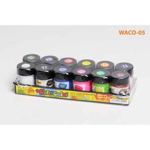 Màu nước 12 màu Colokit Waco-05