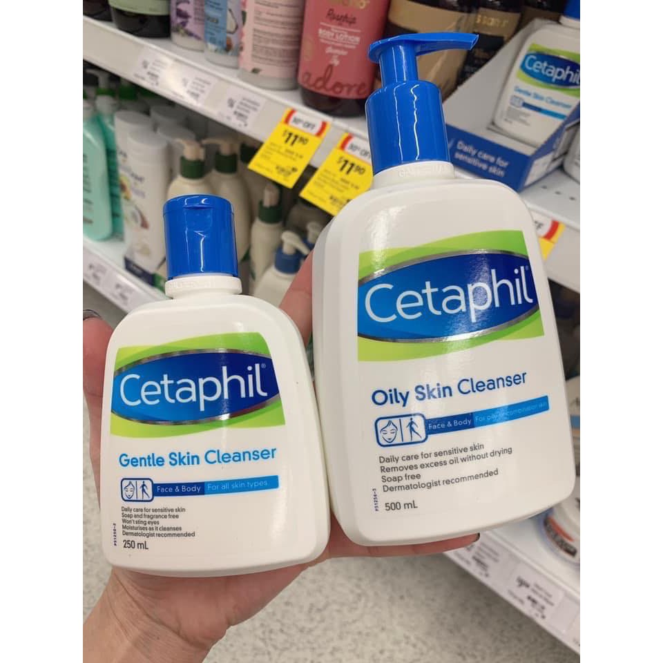 Sữa Rửa Mặt Dịu Nhẹ Cetaphil (125ml,250ml, 500ml) [Cetaphil Chính Hãng Canada]