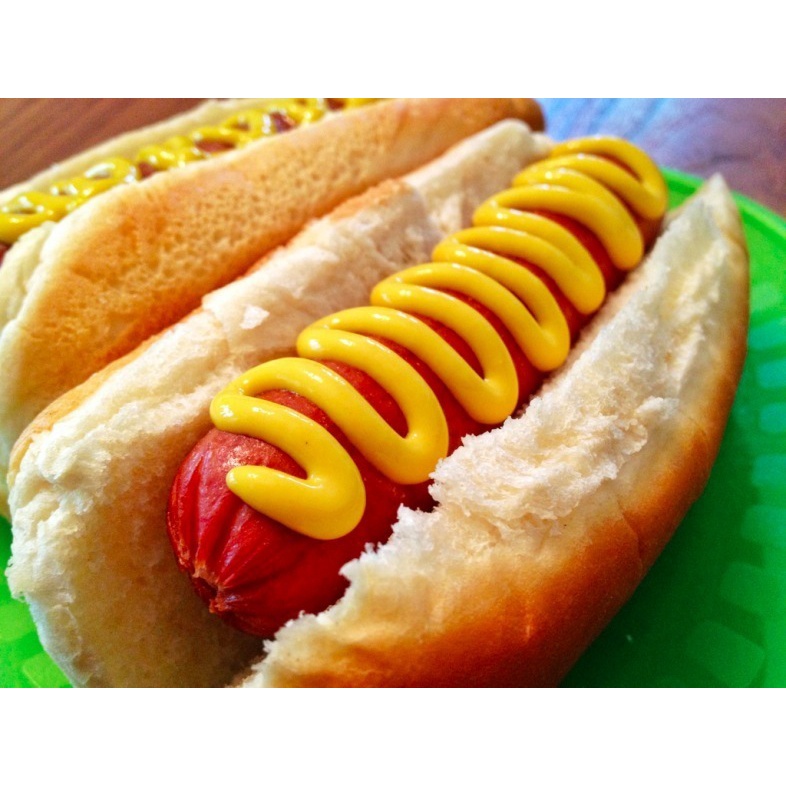 Sốt mù tạt vàng hiệu French's Yellow Mustard, kẹp bánh mình, gà rán 226gr