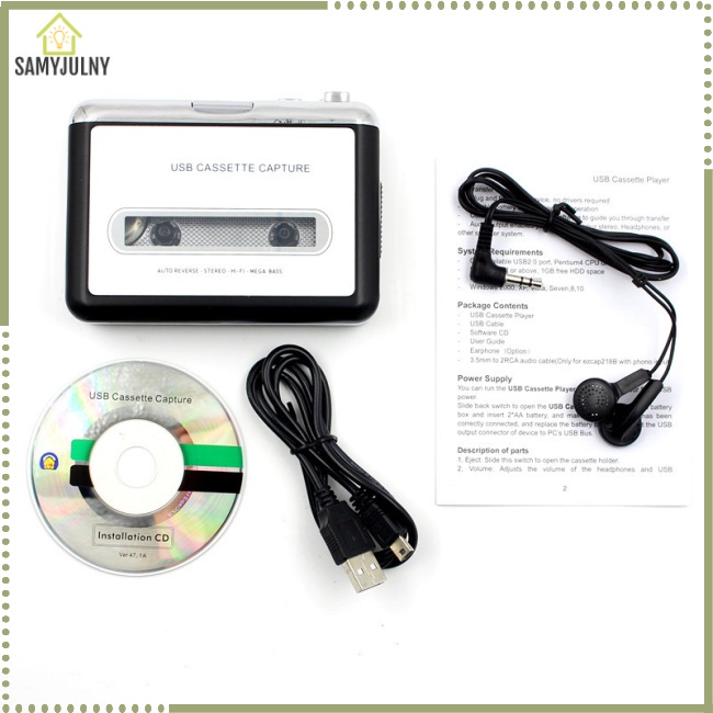 Bộ Chuyển Đổi Băng Cassette Sang MP3 USB Flash / USB