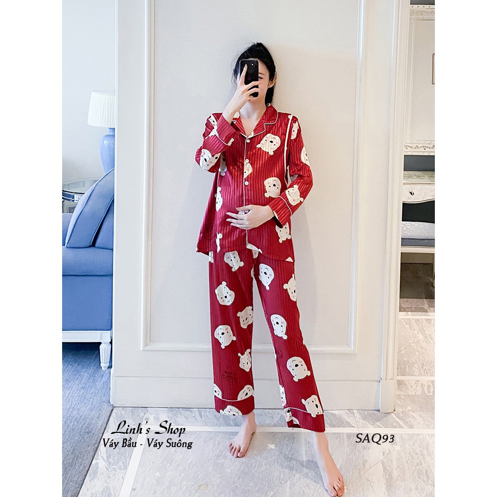 BỘ MẶC BẦU MẶC SAU SINH DÀI TAY SAQ93