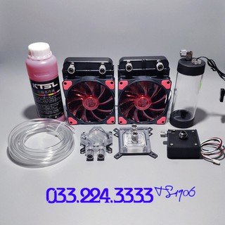 Tản Nhiệt Nước Custom Ống Mềm cho CPU và VGA, 2 Rad 120mm