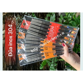Set 5 đôi đũa hàn quốc inox 304