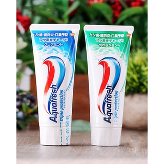 Kem đánh răng người lớn Aquafresh tuyp 140g bạc hà - Nhật