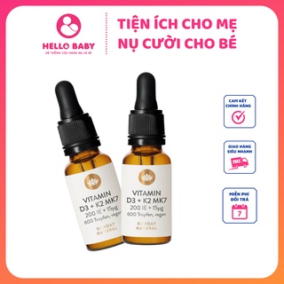Vitamin d3 k2 mk7 sunday natural 20ml đức