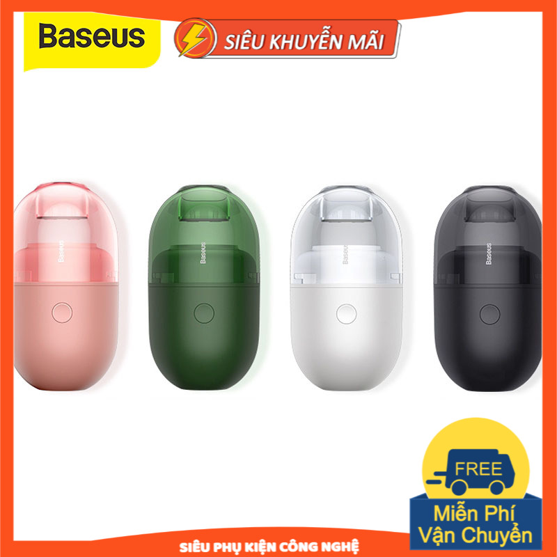 Máy Hút Bụi Baseus C2 Mini Không Dây Cầm Tay Để Bàn Tiện Dụng | BigBuy360 - bigbuy360.vn